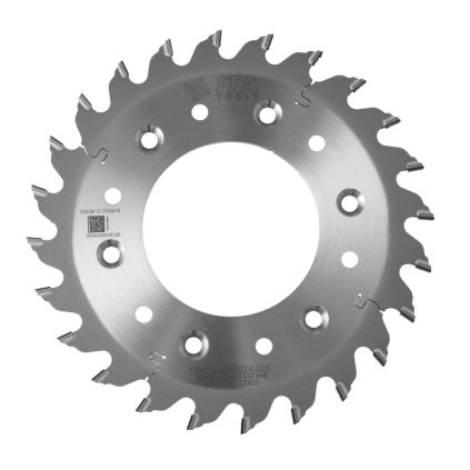 ITA DSR/DSN - DIA Pilový kotouč pro drážkování (D=150; F=65; PH=6/M6/90 LH + 6/M6/90 RH; Z=24; K=4; P=3; FP)