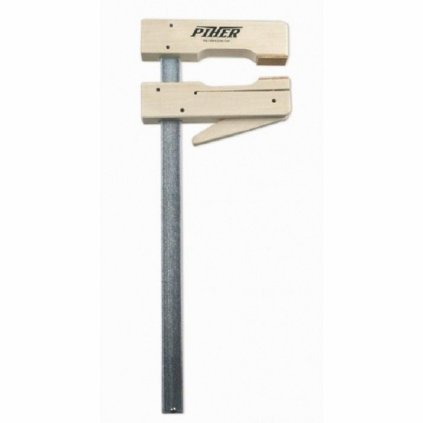 PIHER Dřevěná páková svěrka (H=600; W=110; Plocha=20 x 5 mm; N=500; Váha=0,74 Kg)
