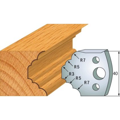 ITA 690.021 profilový nůž (L=0; H=40; K=4; SP)