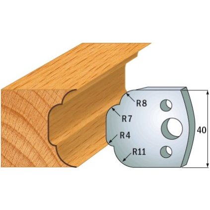 ITA 690.023 profilový nůž (L=0; H=40; K=4; SP)