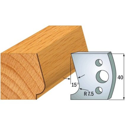 ITA 690.038 profilový nůž (L=0; H=40; K=4; SP)