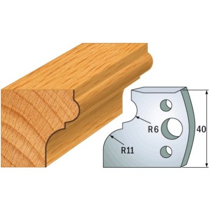 ITA 690.111 profilový nůž (L=0; H=40; K=4; SP)