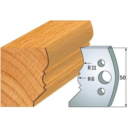 ITA 690.503 profilový nůž (L=0; H=50; K=4; SP)