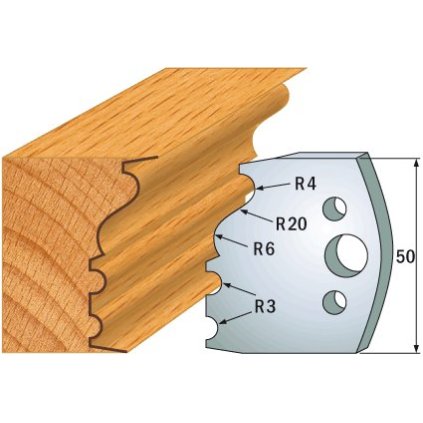 ITA 690.513 profilový nůž (L=0; H=50; K=4; SP)