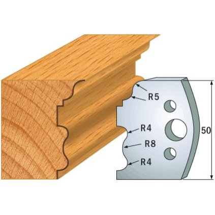 ITA 690.515 profilový nůž (L=0; H=50; K=4; SP)