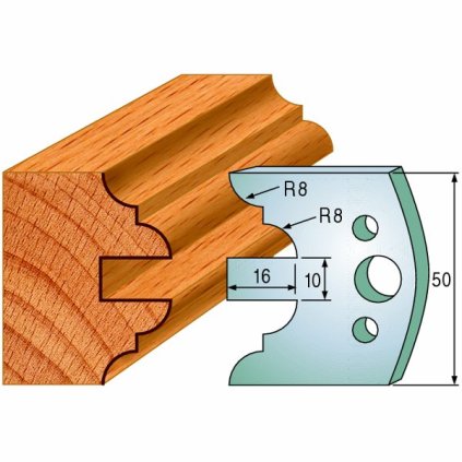ITA 690.522 profilový nůž (L=0; H=50; K=4; SP)
