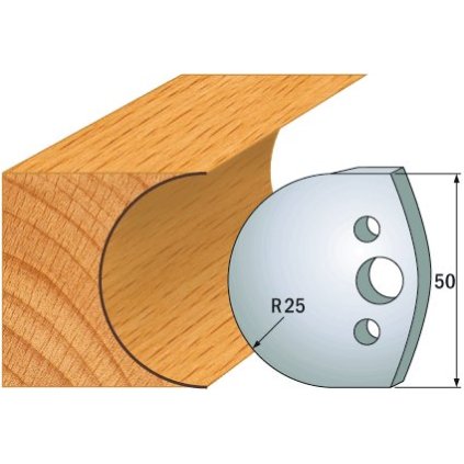 ITA 690.543 profilový nůž (L=0; H=50; K=4; SP)