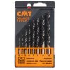 CMT 517 Set fréz s Bradovým hrotem (D=3, 4, 5, 6, 7, 8, 9, 10; 2 spirály)