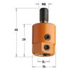 CMT 301 Redukční hlavička pro vrták (D3=10; D2=19,5; S=M8; LH)