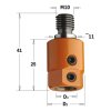CMT 305 Redukční hlavička pro vrták (D3=8; D2=16; S=M10/11; RH)