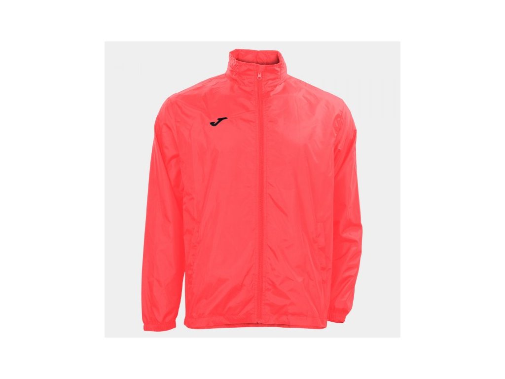Pánská/Chlapecká sportovní bunda JOMA RAINJACKET IRIS DARK ORANGE FLUOR (Barva CORAL FLUOR, Velikost 2XL)
