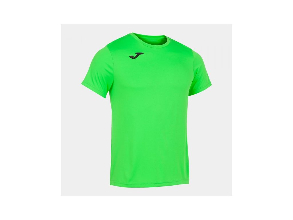 Pánské/Chlapecké sportovní tričko JOMA RECORD II SHORT SLEEVE T-SHIRT FLUOR GREEN