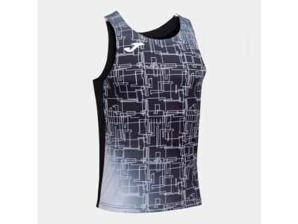 Pánské/Chlapecké tílko JOMA ELITE VIII TANK TOP BLACK (Velikost S, Barva BLACK)