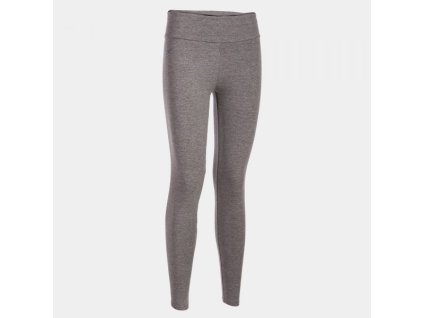 Dámské/Dívčí legíny JOMA STREET LONG TIGHTS MELANGE GREY (Barva GREY, Velikost L)