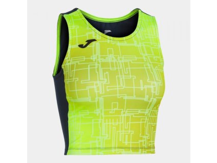 Dámský/Dívčí sportovní top JOMA ELITE VIII TOP NAVY FLUOR YELLOW (Velikost XL, Barva NAVY)