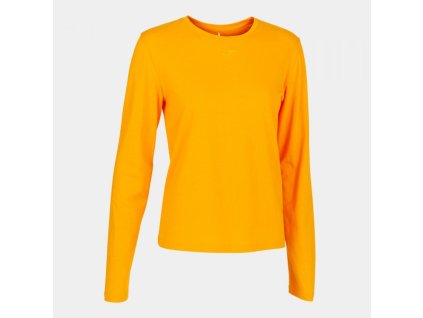 Dámské sportovní tričko JOMA ORGANIC LONG SLEEVE T-SHIRT ORANGE (Velikost L, Barva ORANGE)