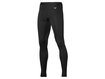 Pánské termo legíny Mizuno MidWeight-LTight / Black (Velikost XL)