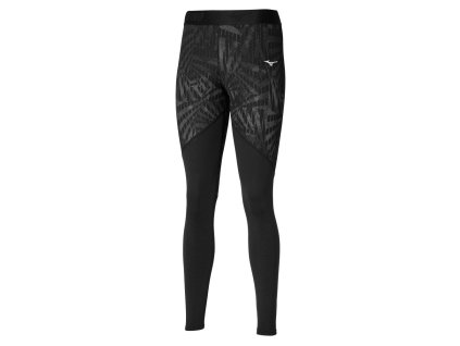Dámské termo legíny Mizuno Virtual Body G4 Long Tight / Black (Velikost S)