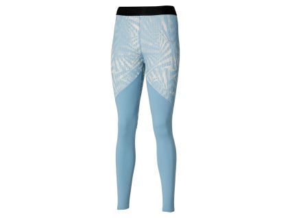 Dámské termo legíny Mizuno Virtual Body G4 Long Tight / Glacier lake (Velikost S)