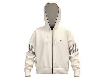 Dámská sportovní mikina Mizuno Athletics Sweat Jacket / Pristine (Velikost S)
