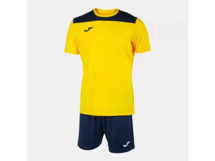 Pánská/Chlapecká fotbalová souprava JOMA PHOENIX II SET YELLOW NAVY (Velikost XL, Barva YELLOW-NAVY)