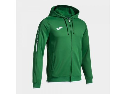 Pánská/Chlapecká sportovní mikina JOMA CHAQUETA CON CAPUCHA OLIMPIADA VERDE (Velikost 2XL, Barva GREEN)