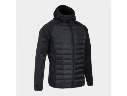 Pánská/Chlapecká softshellová bunda JOMA BERNA III SOFT SHELL BLACK (Velikost 2XL, Barva BLACK)