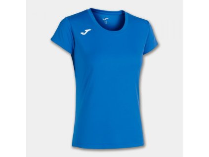 Dámské/Dívčí sportovní tričko JOMA RECORD II SHORT SLEEVE T-SHIRT ROYAL (Velikost 2XL, Barva ROYAL)
