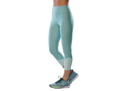 Dámské sportovní legíny Mizuno Impulse Core 3/4 Tight(W) / Cloud Blue
