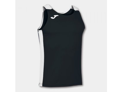 Pánské/Chlapecké sportovní tílko JOMA RECORD II TANK TOP BLACK WHITE (Velikost L, Barva BLACK-WHITE)