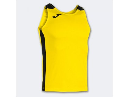 Pánské/Chlapecké sportovní tílko JOMA RECORD II TANK TOP YELLOW BLACK (Velikost 128-140, Barva YELLOW-BLACK)