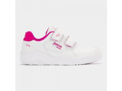 Dívčí tenisky JOMA GINKANA JR 2442 WHITE FUCHSIA (Velikost 22, Barva WHITE)