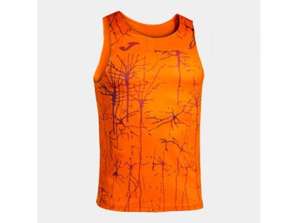 Pánské/Chlapecké sportovní tílko JOMA ELITE IX TANK TOP ORANGE (Velikost 2XL, Barva ORANGE)