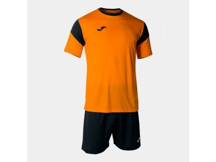 Pánská/Chlapecká sportovní souprava JOMA PHOENIX SET ORANGE BLACK (Velikost 2XL, Barva ORANGE-BLACK)