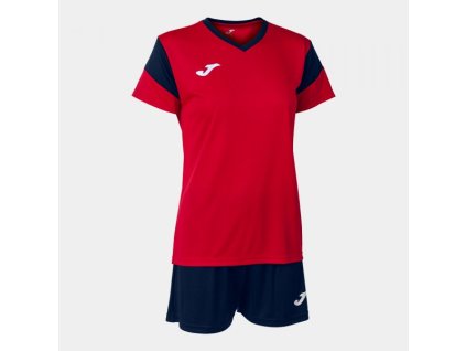 Dámská sportovní souprava JOMA PHOENIX SET RED NAVY (Velikost L, Barva RED-NAVY)