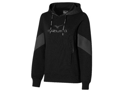 Dámská sportovní mikina Mizuno Athletics Mizuno Hoody(W) / Black (Velikost XL)