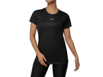 Dámské sportovní tričko Mizuno Core Graphic tee (W) / Black Oni (Velikost M)