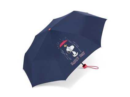Dětský skládací deštník Happy Rain Super Mini Peanuts blue 62351