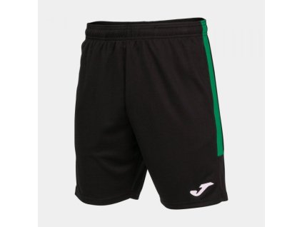 Pánské/Chlapecké sportovní šortky JOMA ECO CHAMPIONSHIP BERMUDA BLACK GREEN (Velikost 2XL, Barva BLACK-GREEN)