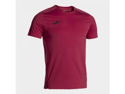 Pánské sportovní tričko JOMA R-CITY SHORT SLEEVE T-SHIRT FUCHSIA (Velikost M, Barva FUCHSIA)