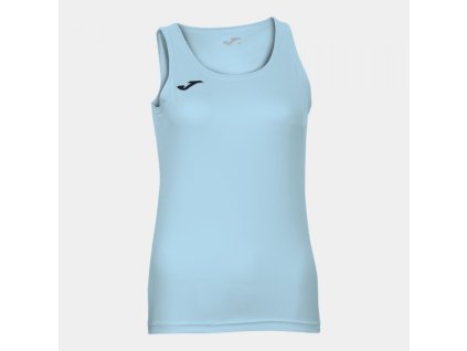 Dámské/Dívčí sportovní tílko JOMA DIANA SLEEVELESS WOMEN SHIRT SKY BLUE (Velikost 152, Barva LIGHT BLUE)