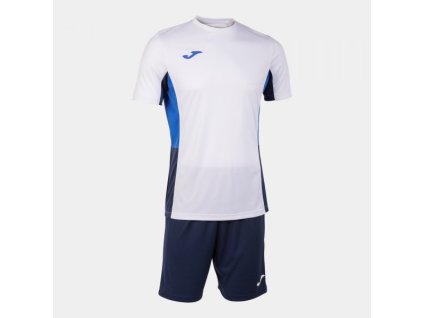 Pánská/Chlapecká fotbalová souprava JOMA DANUBIO II SET WHITE NAVY ROYAL (Velikost 3XL, Barva WHITE)
