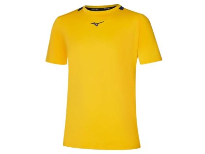 Pánské sportovní tričko Mizuno Tee(M) / Cyber Yellow