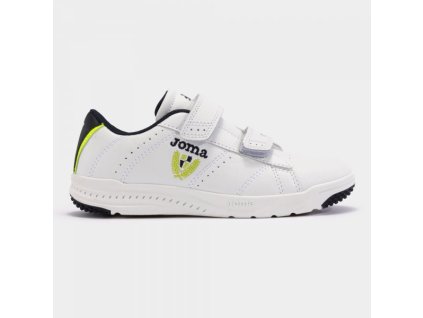 Dětské tenisky JOMA W.PLAY JR 2452 WHITE LIME (Velikost 24, Barva WHITE)