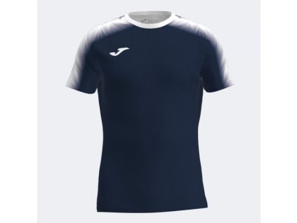 Dámské sportovní tričko JOMA ELITE XI SHORT SLEEVE T-SHIRT DARK NAVY WHITE (Velikost M, Barva DARK NAVY BLANCO)