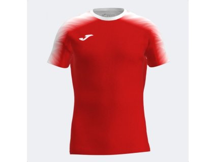 Dámské sportovní tričko JOMA ELITE XI SHORT SLEEVE T-SHIRT RED WHITE (Velikost M, Barva RED-WHITE)