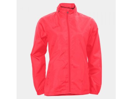 Dámská/Dívčí běžecká bunda JOMA RAINJACKET GALIA CORAL WOMAN (Velikost 152, Barva CORAL)