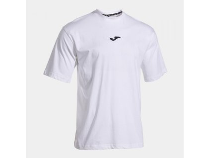 Pánské tričko JOMA STEP SHORT SLEEVE T-SHIRT WHITE (Velikost L, Barva WHITE)