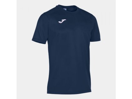 Pánské/Chlapecké sportovní tričko JOMA STRONG SHORT SLEEVE T-SHIRT NAVY (Velikost 152, Barva NAVY)