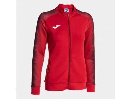 Dámská sportovní mikina JOMA ELITE XI FULL ZIP SWEATSHIRT RED (Velikost L, Barva RED)